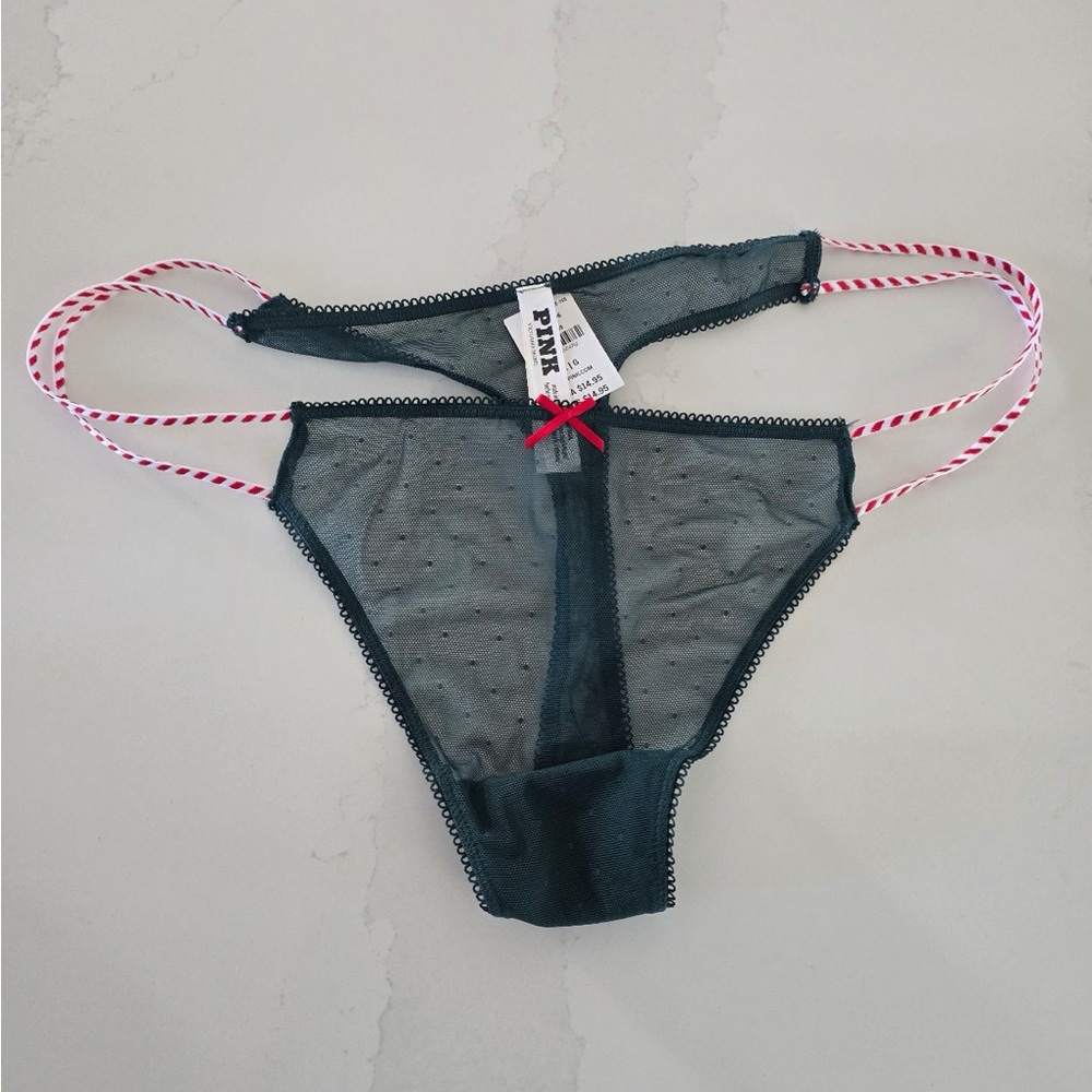 Victoria's Secrets Holiday Gingerbread Panties size
